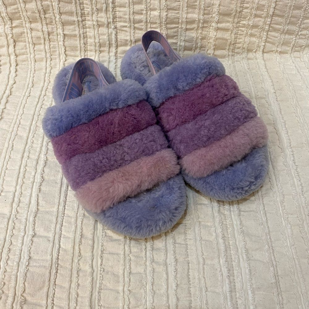 UGG Fluffy Yeah Slide Slippers Women Size 8